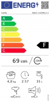 Pračka Candy AQUA 1142DRE/2-S energetický štítek new